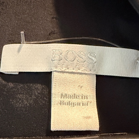 Hugo Boss Lined Black Cap-Sleeve Sheath Dress - Picture 2 of 2